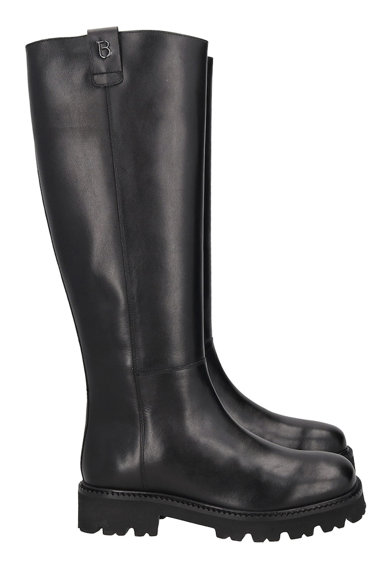 Cizme lungi pana la genunchi cu fermoar