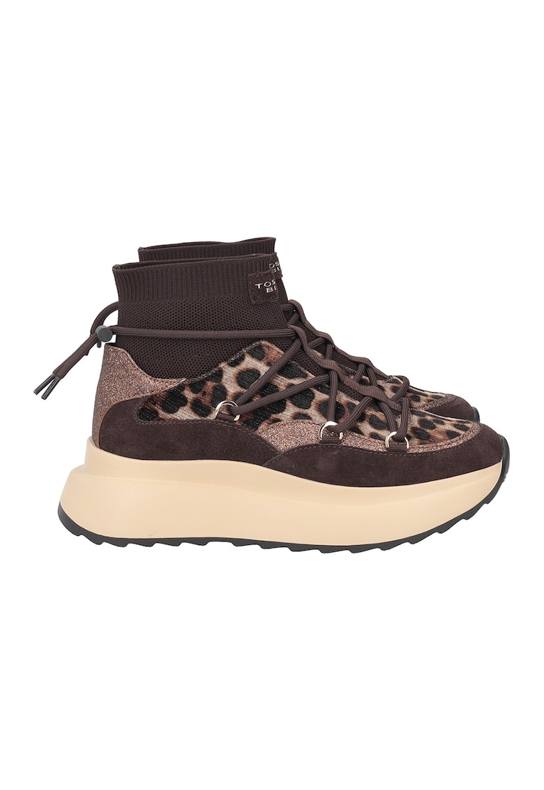 Pantofi sport slip-on cu talpa wedge