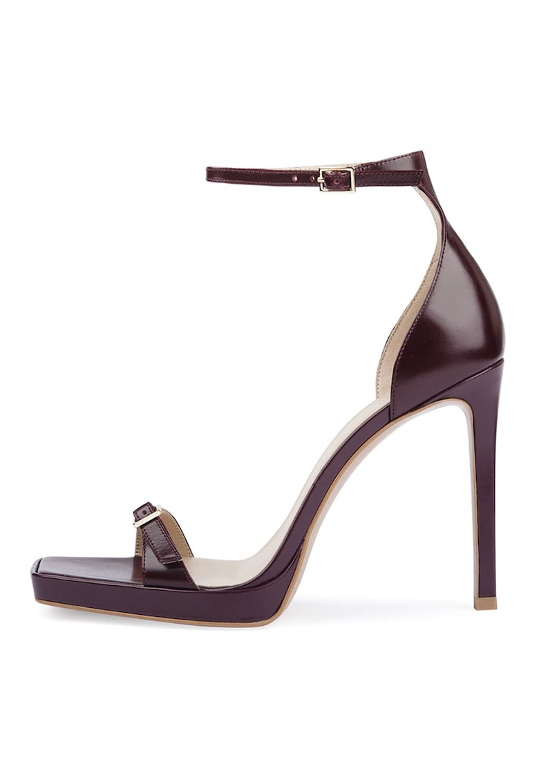 Sandale stiletto de piele