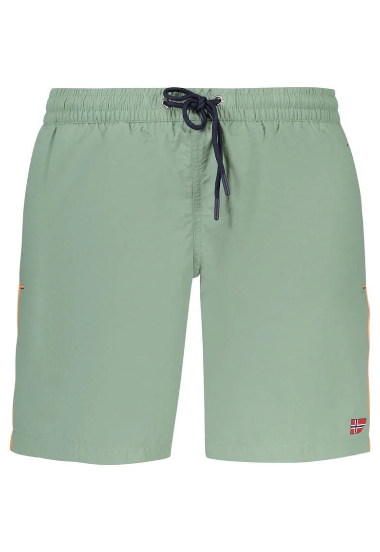 Pantaloni scurti de baie barbati simplii cu logo Pantaloni scurti de baie barbati simplii cu logo