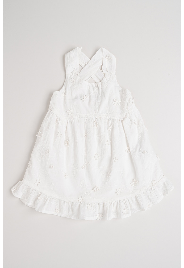 Rochie evazata cu aplicatii florale