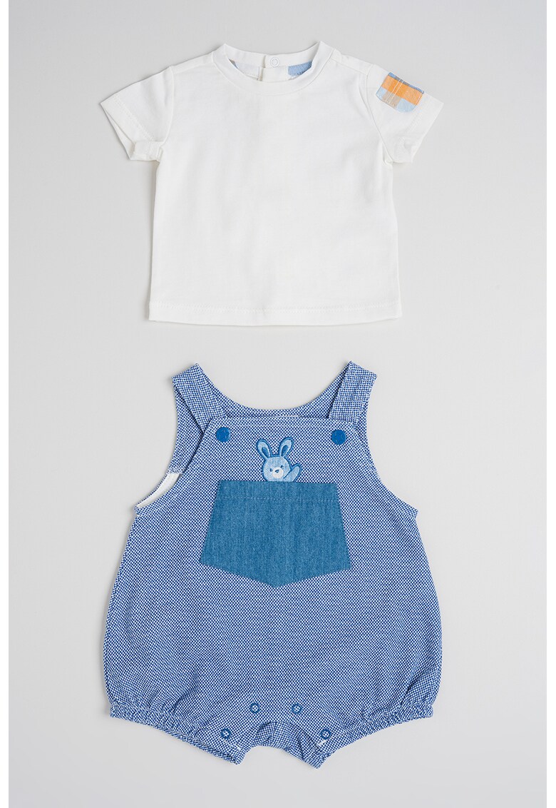 Set de tricou si salopeta scurta Set de tricou si salopeta scurta