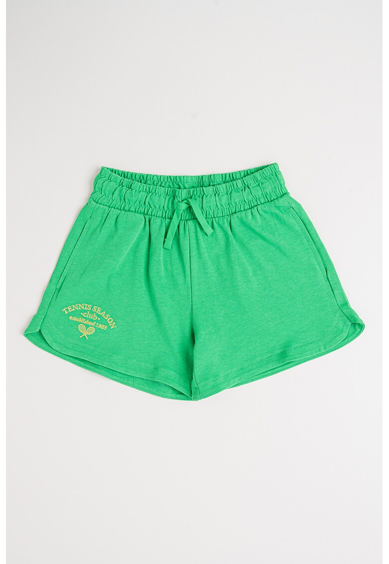 Pantaloni scurti cu snururi - Verde deschis