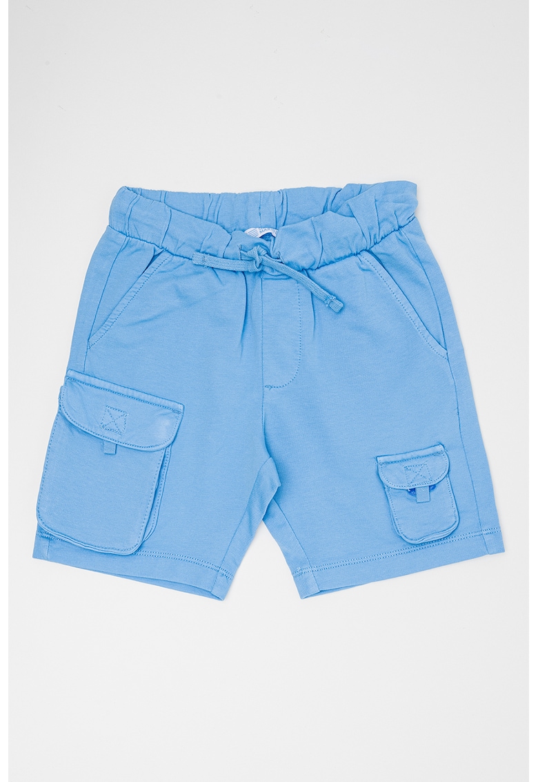 Pantaloni scurti de bumbac cu buzunare cu clapa Pantaloni scurti de bumbac cu buzunare cu clapa