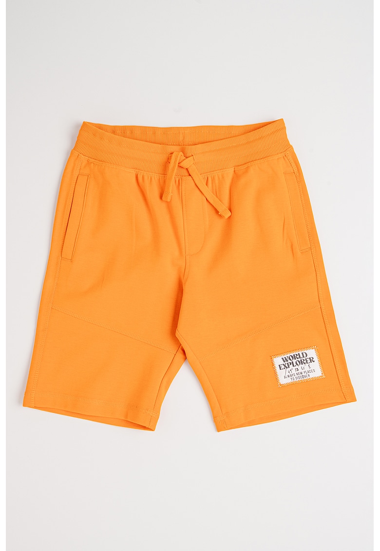 Pantaloni scurti cu snururi - Portocaliu mandarina