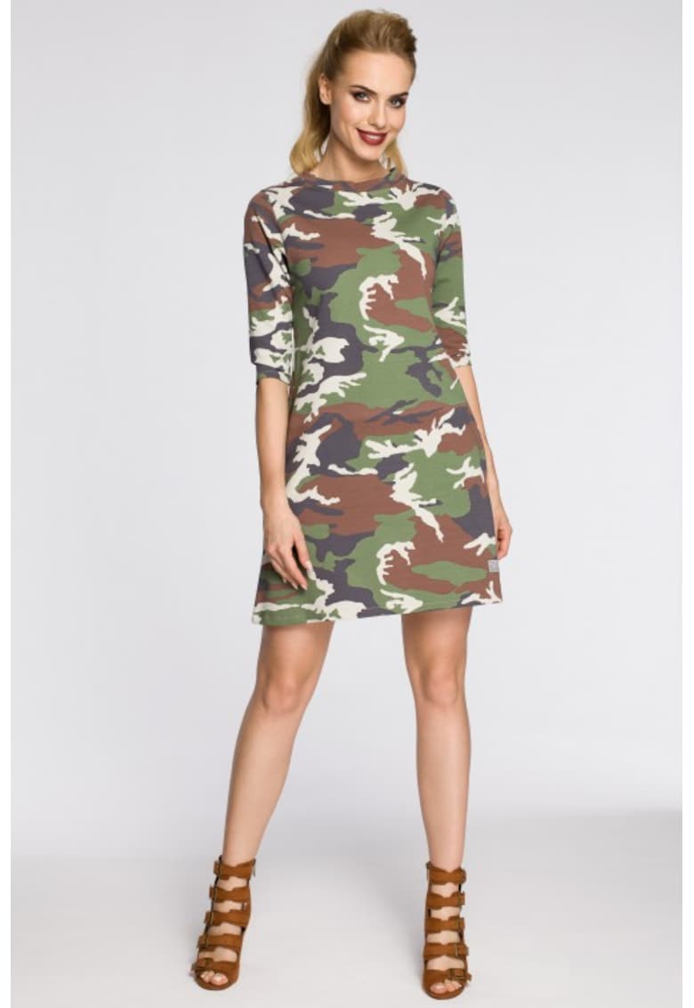 Rochie sport camuflaj -
