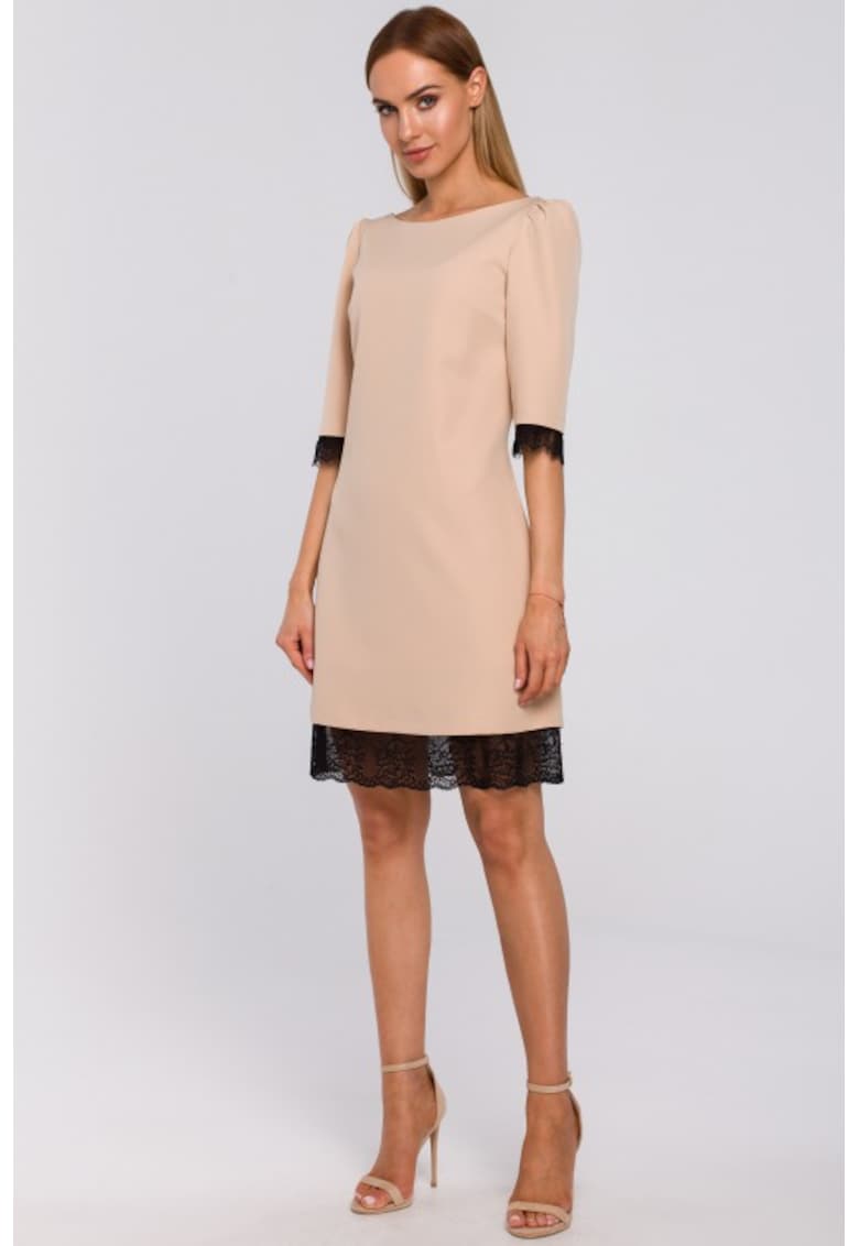 Rochie cu decolteu pe spate si dantela - Rochie cu decolteu pe spate si dantela -