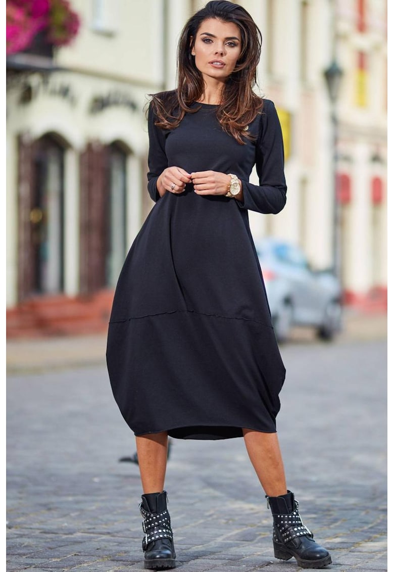 Rochie cambrata tricotata fin