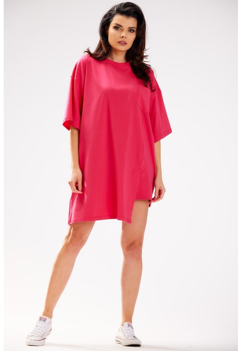 Rochie-tunica asimetrica -