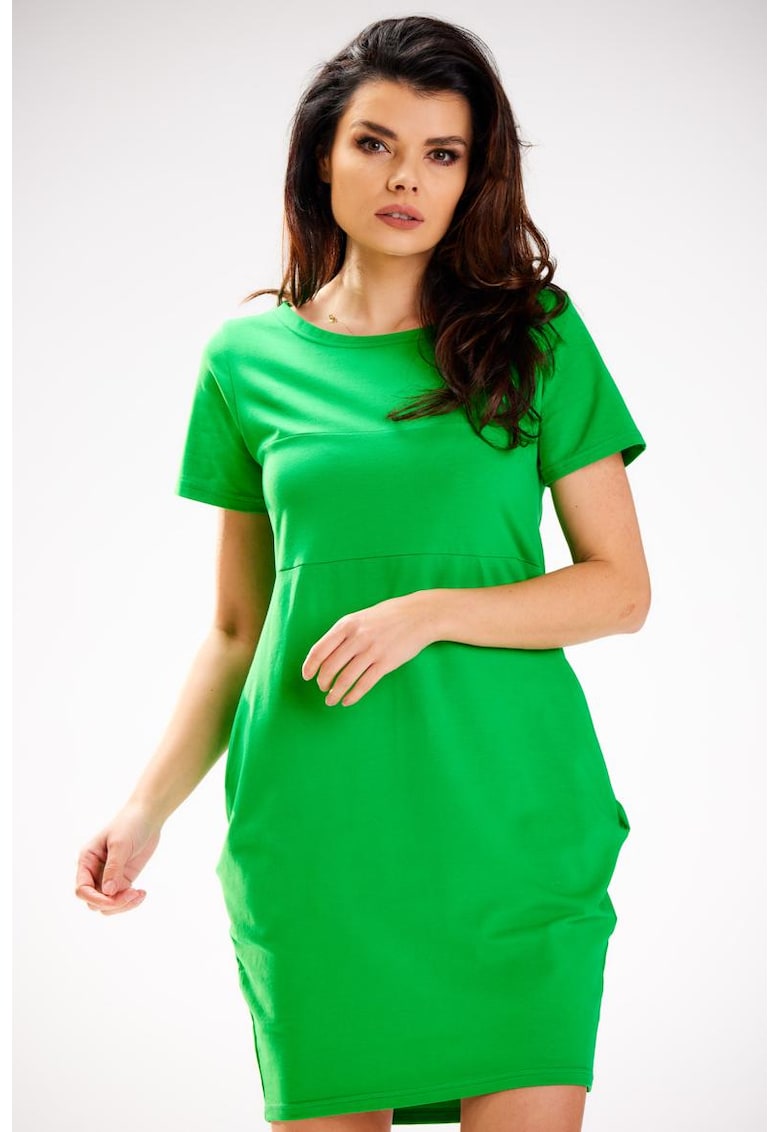 Rochie lejera cu maneci scurte