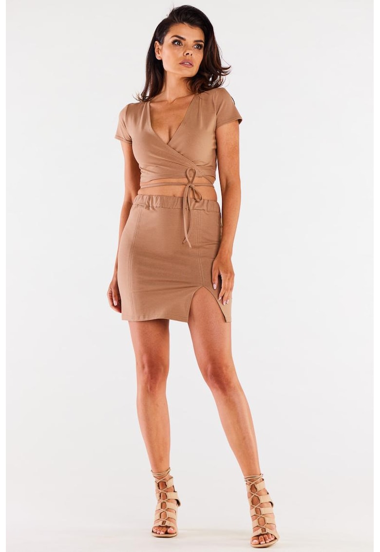 Fusta scurta cu slit Fusta scurta cu slit