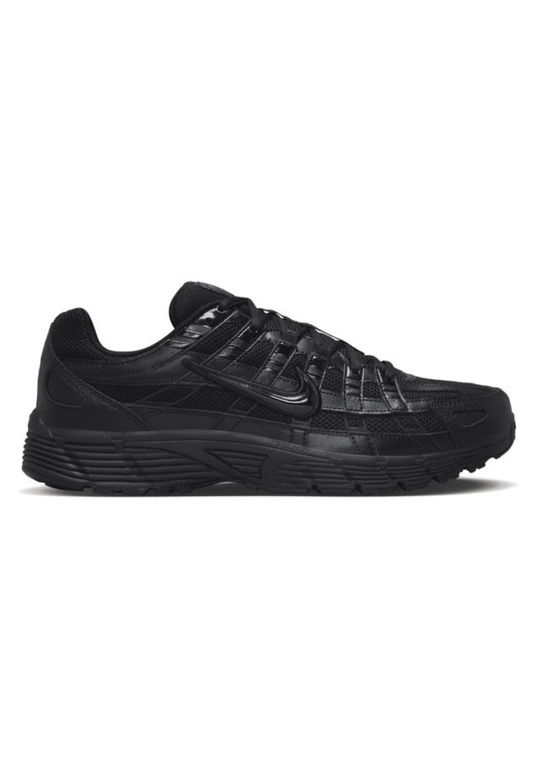 Pantofi sport cu insertii din plasa P-60000 - Negru