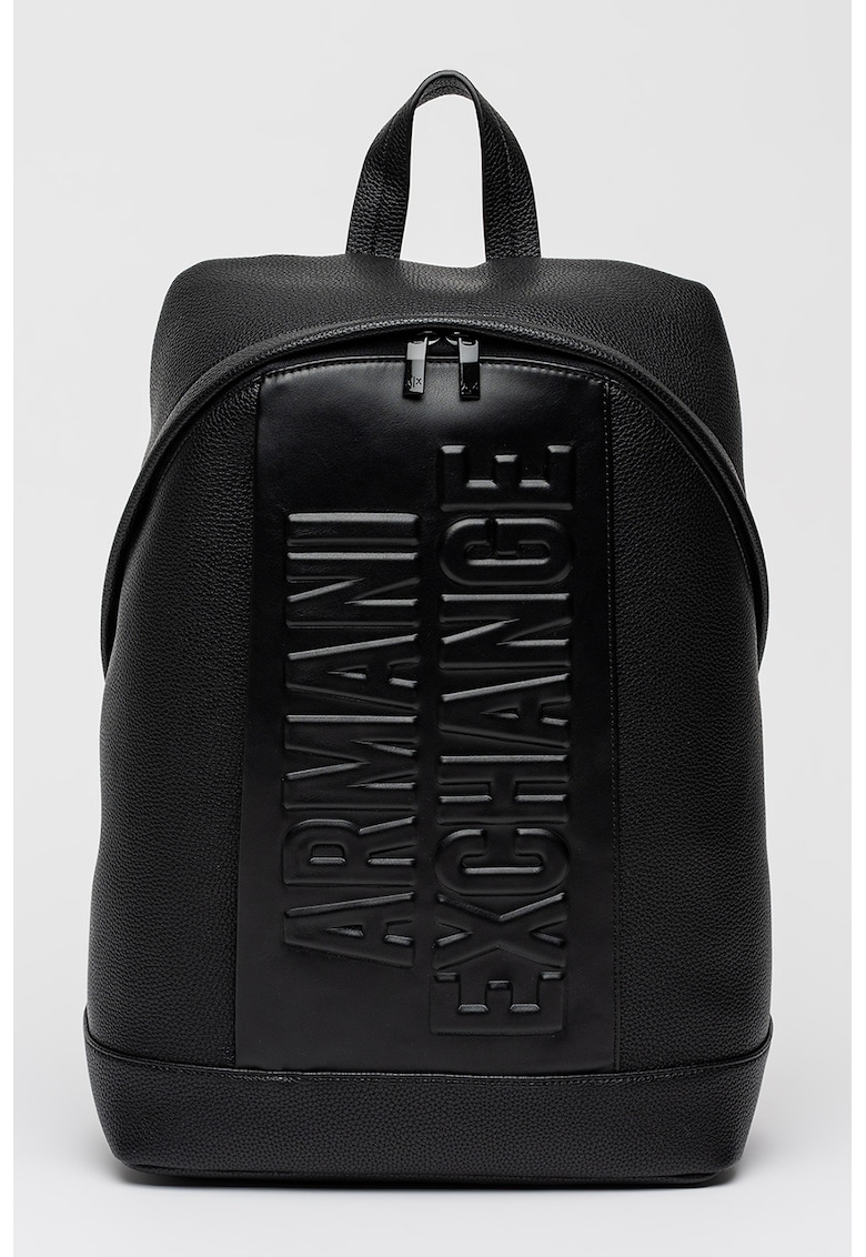 Rucsac de piele ecologica cu logo in relief