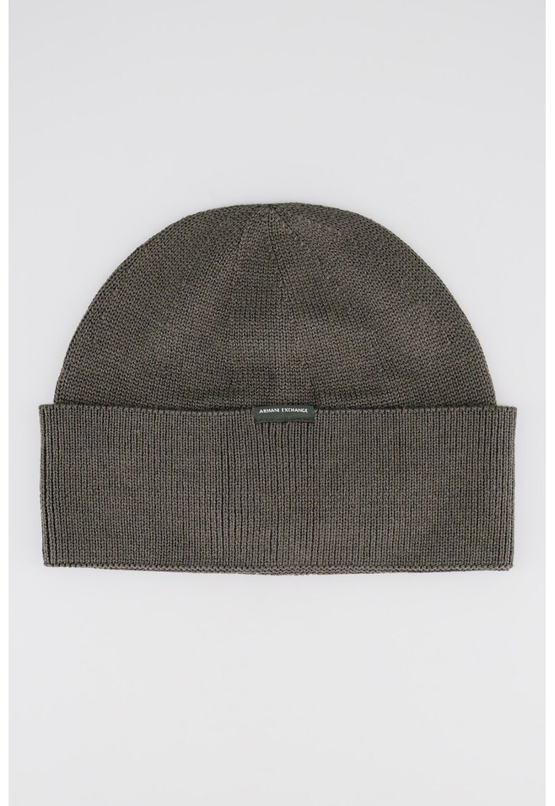 Caciula din amestec de lana virgina - Verde padure