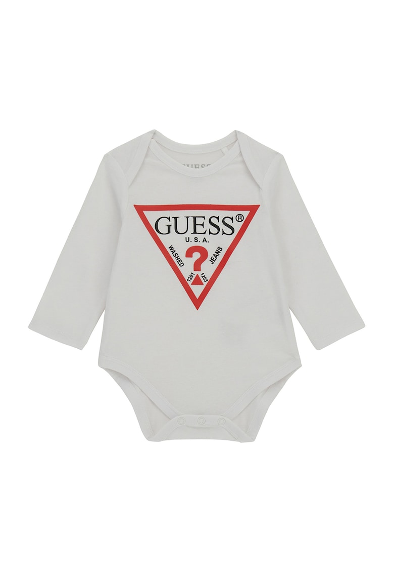 Body din amestec de bumbac cu imprimeu logo