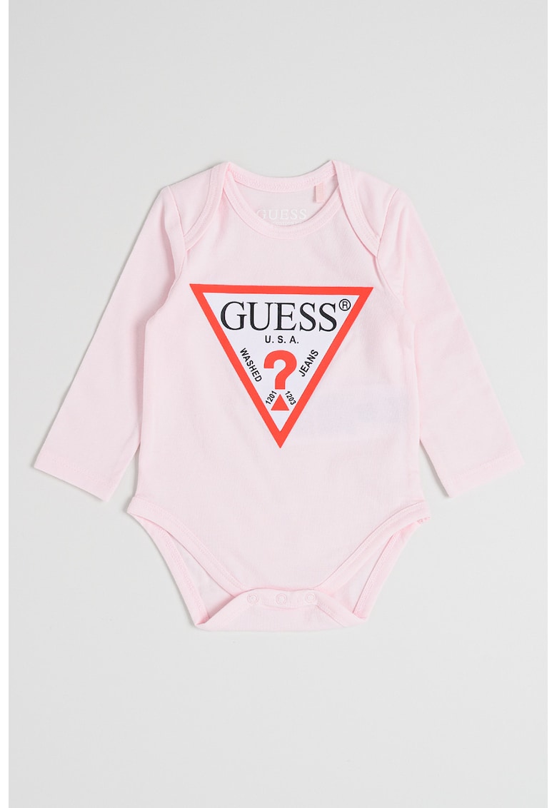 Body din amestec de bumbac cu imprimeu logo