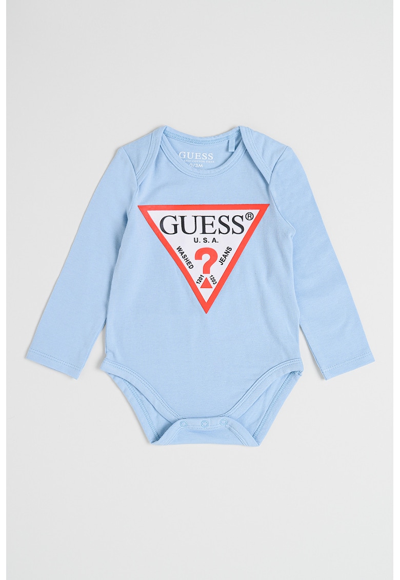 Body din amestec de bumbac cu imprimeu logo