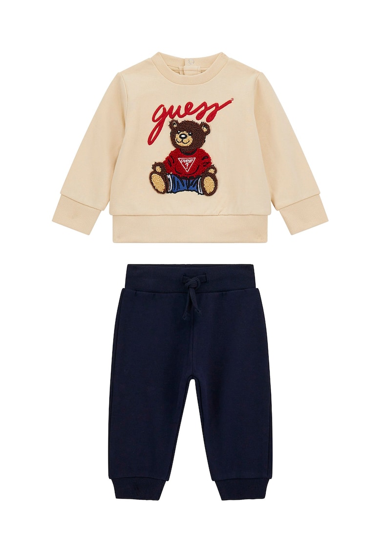 Set de bluza de trening si pantaloni cu aplicatie grafica