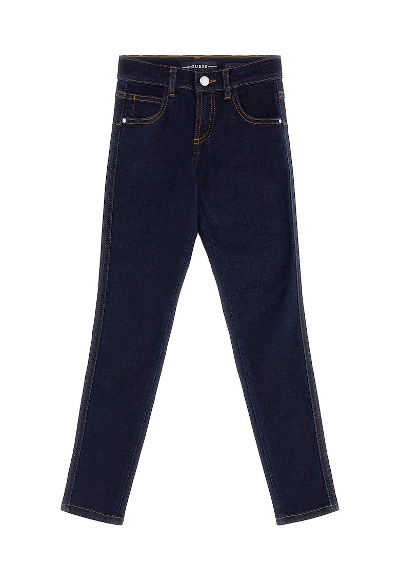 Blugi skinny cu talie joasa - Albastru ultramarin