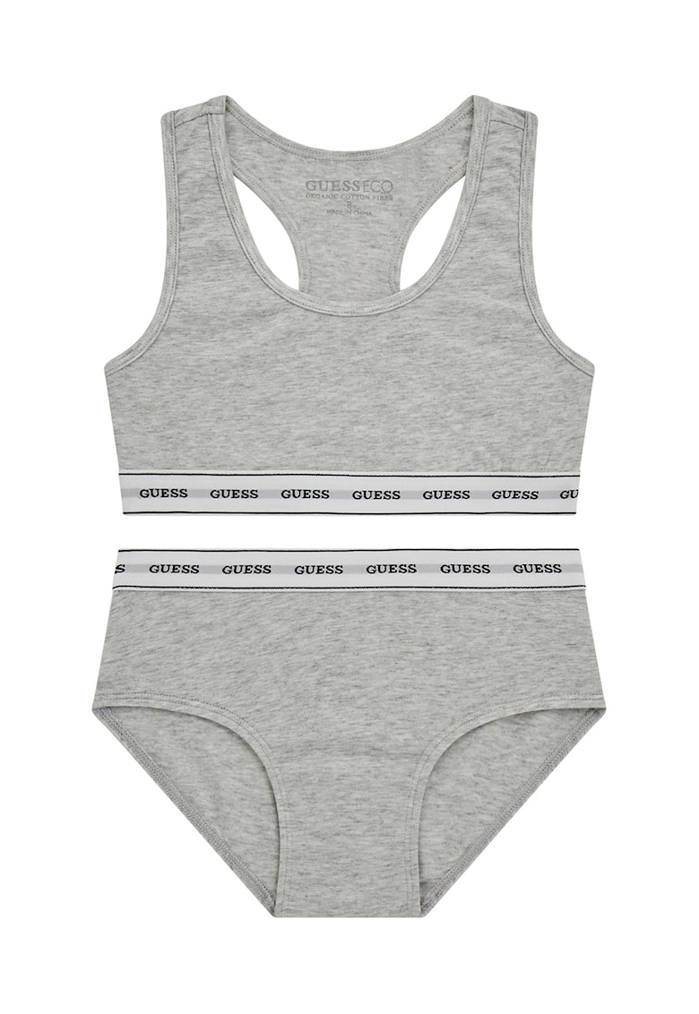 Set de bustiera racerback si chiloti din amestec de modal- 2 piese