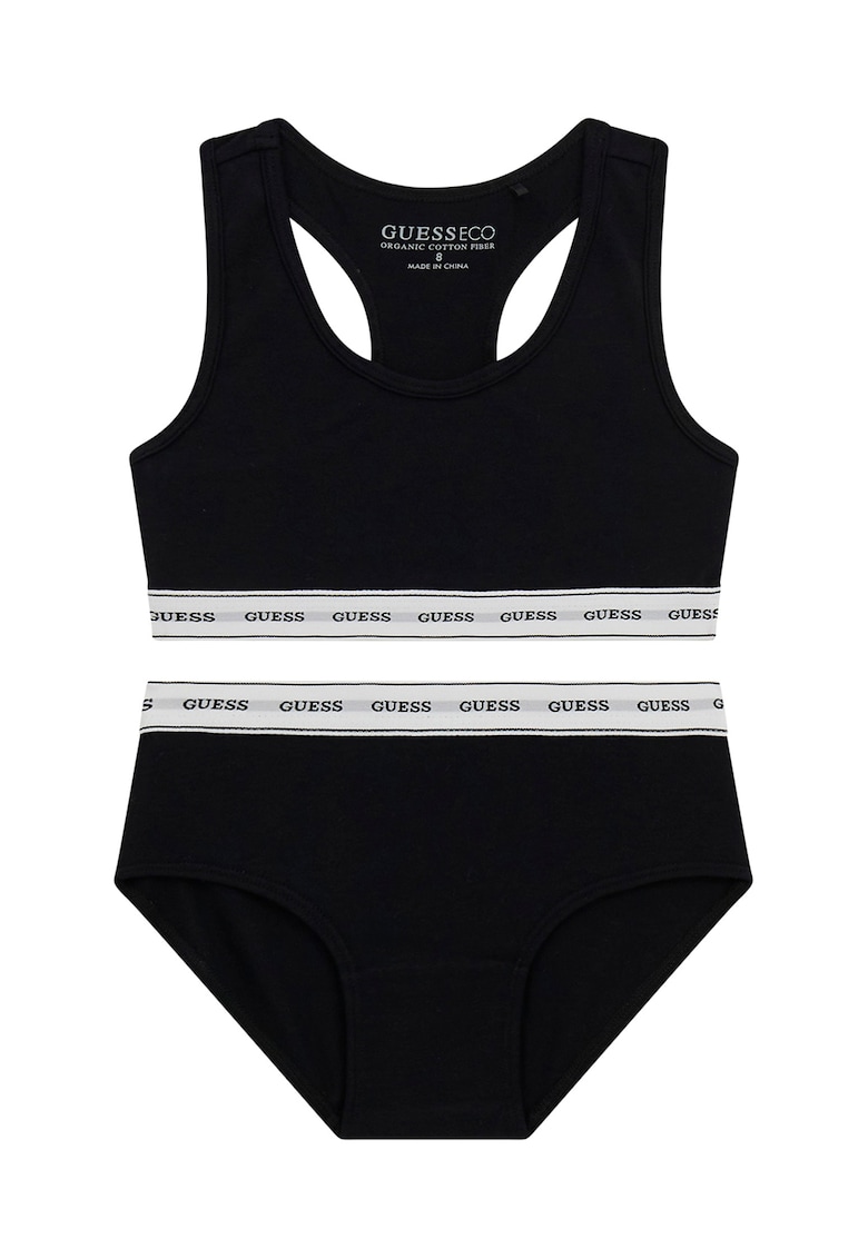 Set de bustiera racerback si chiloti din amestec de modal- 2 piese