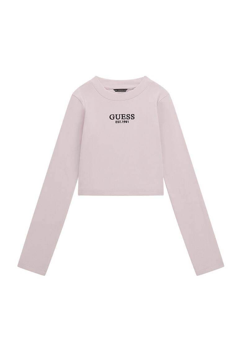 Bluza cu striatii si logo brodat Bluza cu striatii si logo brodat