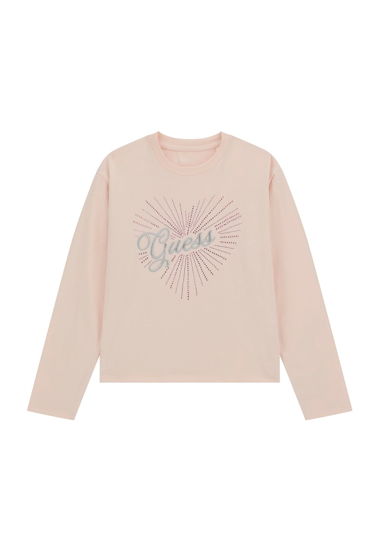 Bluza cu logo brodat si strasuri