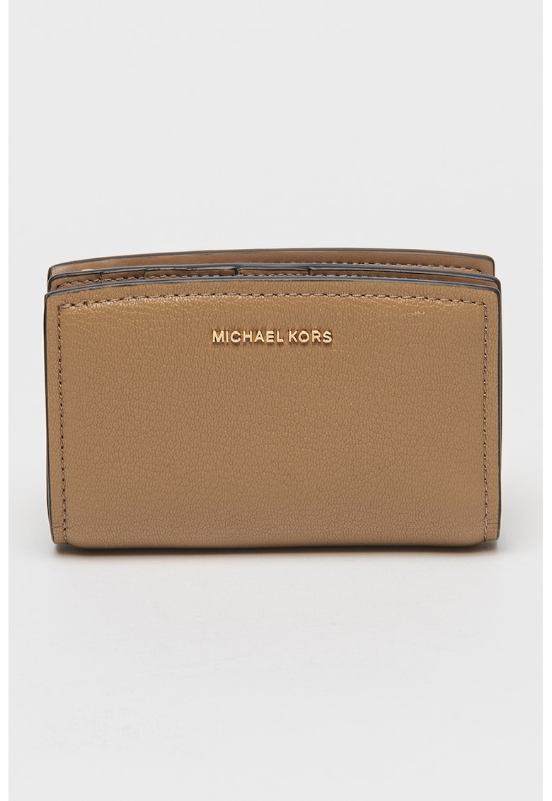 Portofel de piele cu logo metalic Bryant