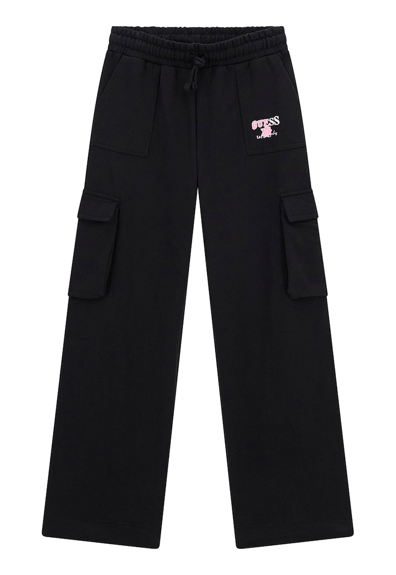 Pantaloni cargo de trening cu snur