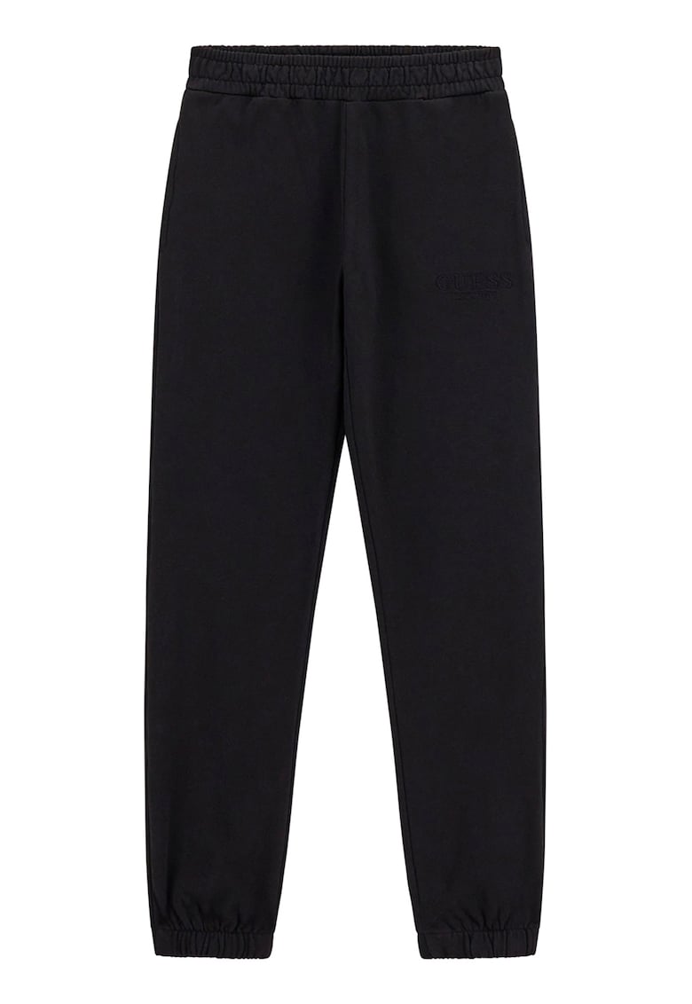 Pantaloni de trening cu talie inalta - Negru
