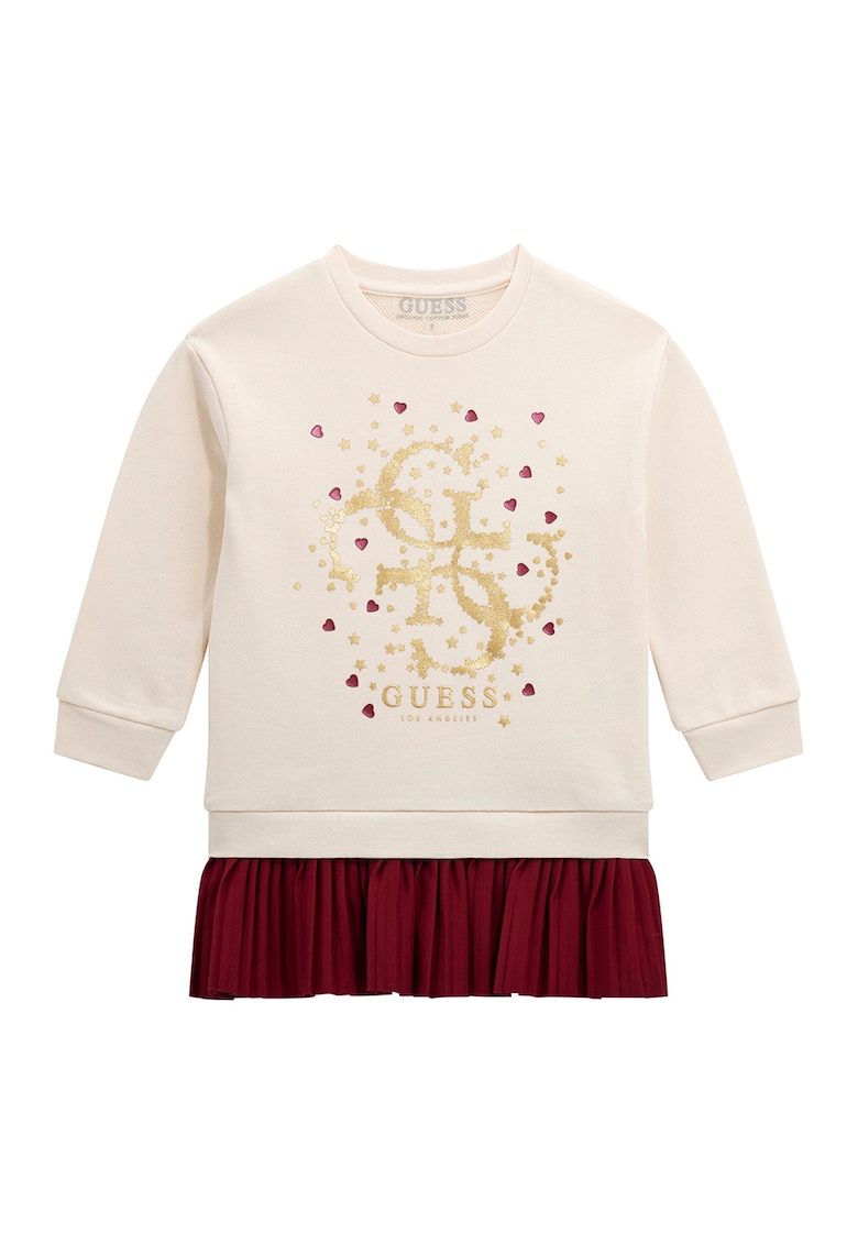 Rochie-pulover cu aplicatii