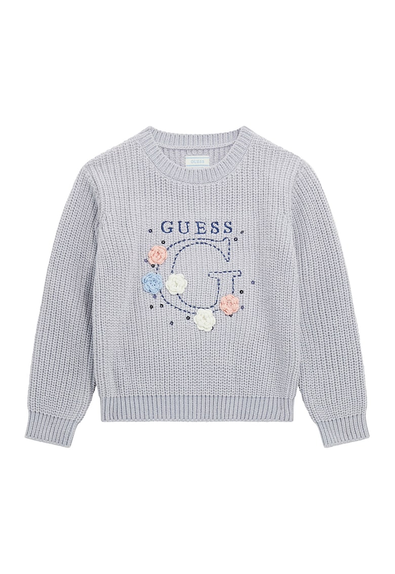 Pulover cu logo brodat Pulover cu logo brodat