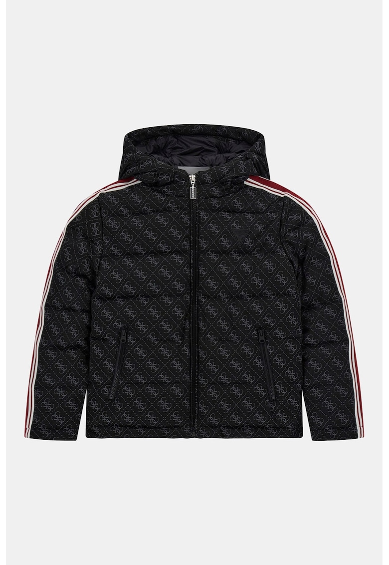 Jacheta cu gluga si model monograma