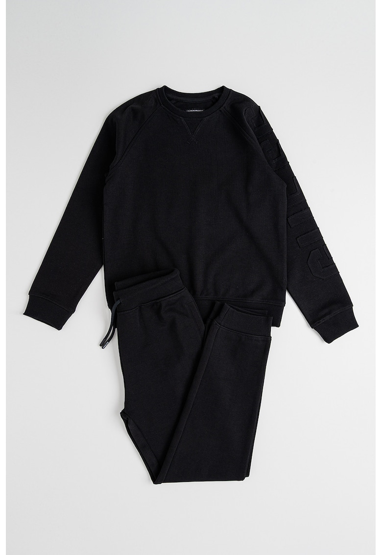 Guess Kids Set de bluza de trening si pantaloni - Negru