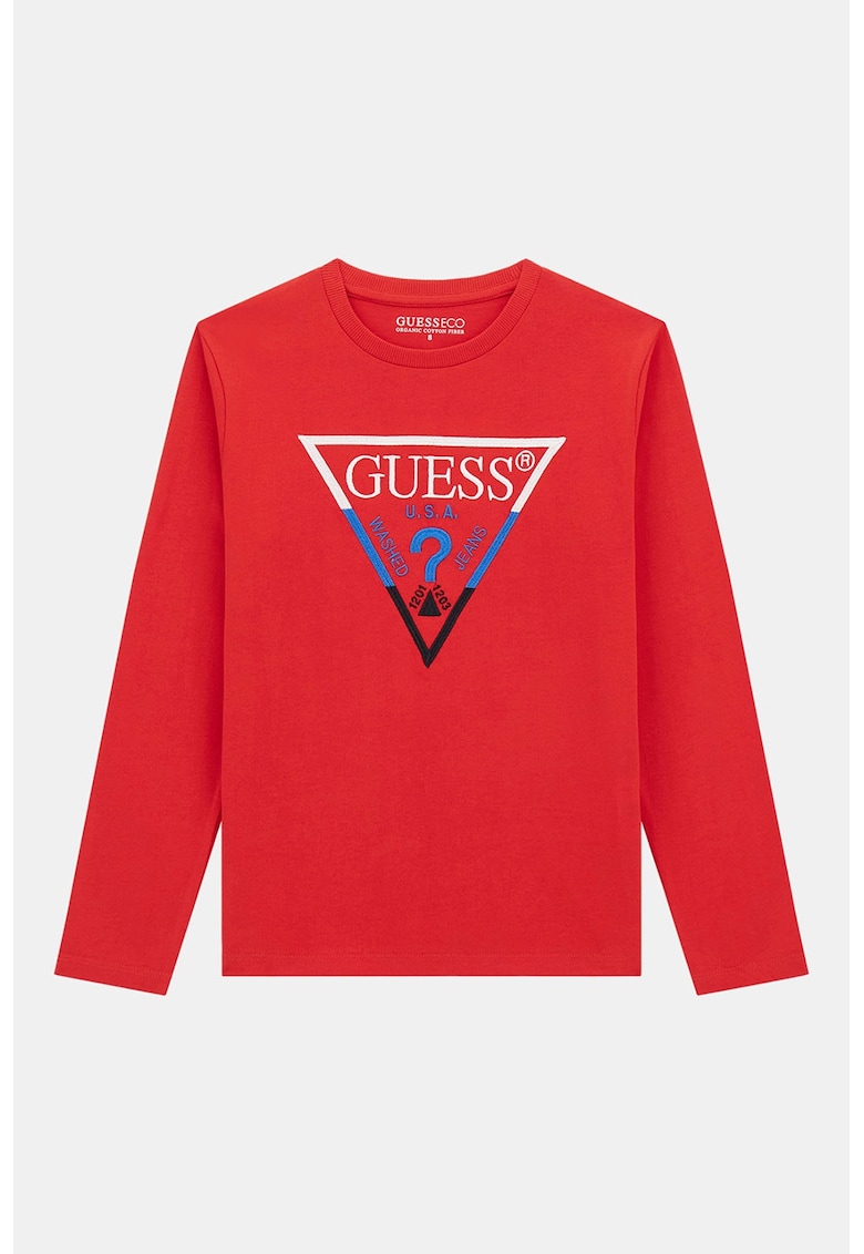 Bluza din bumbac cu logo