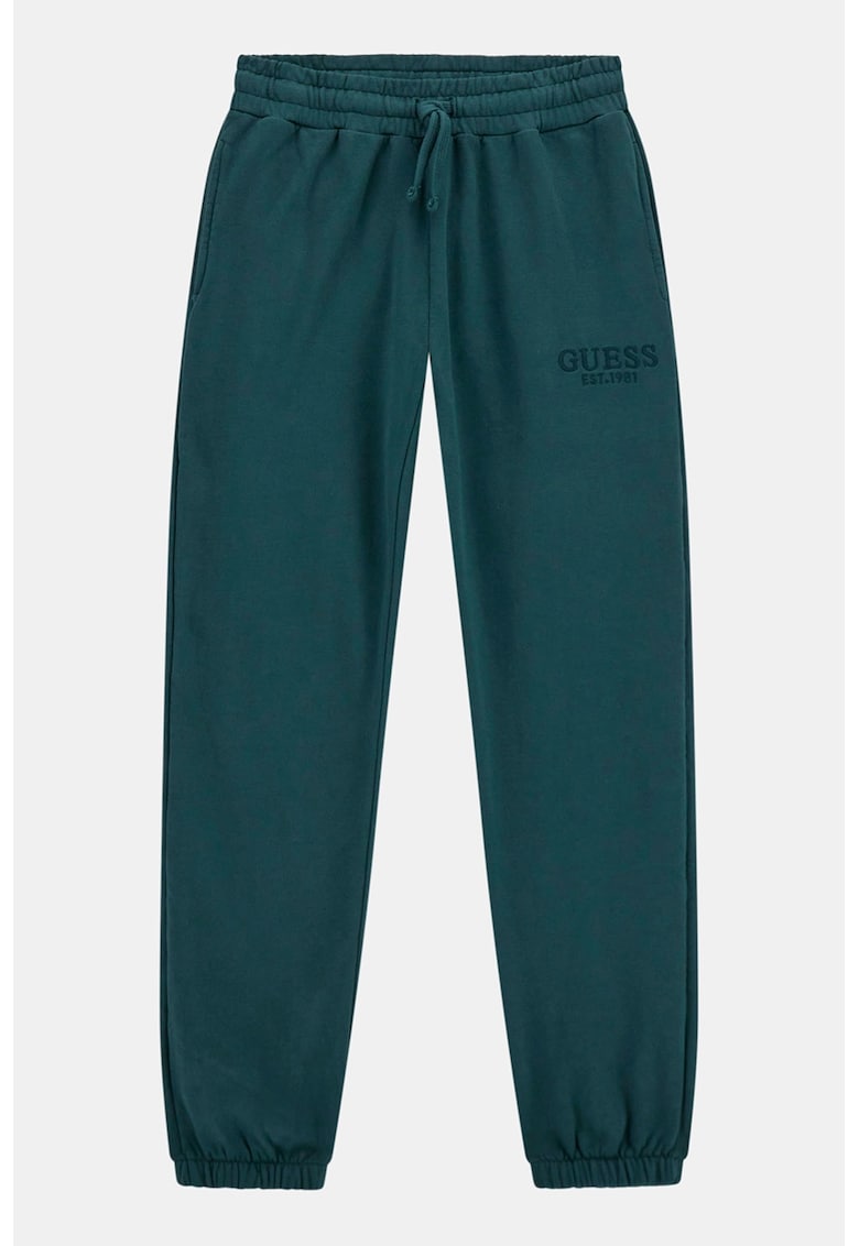 Pantaloni de trening din bumbac cu snur