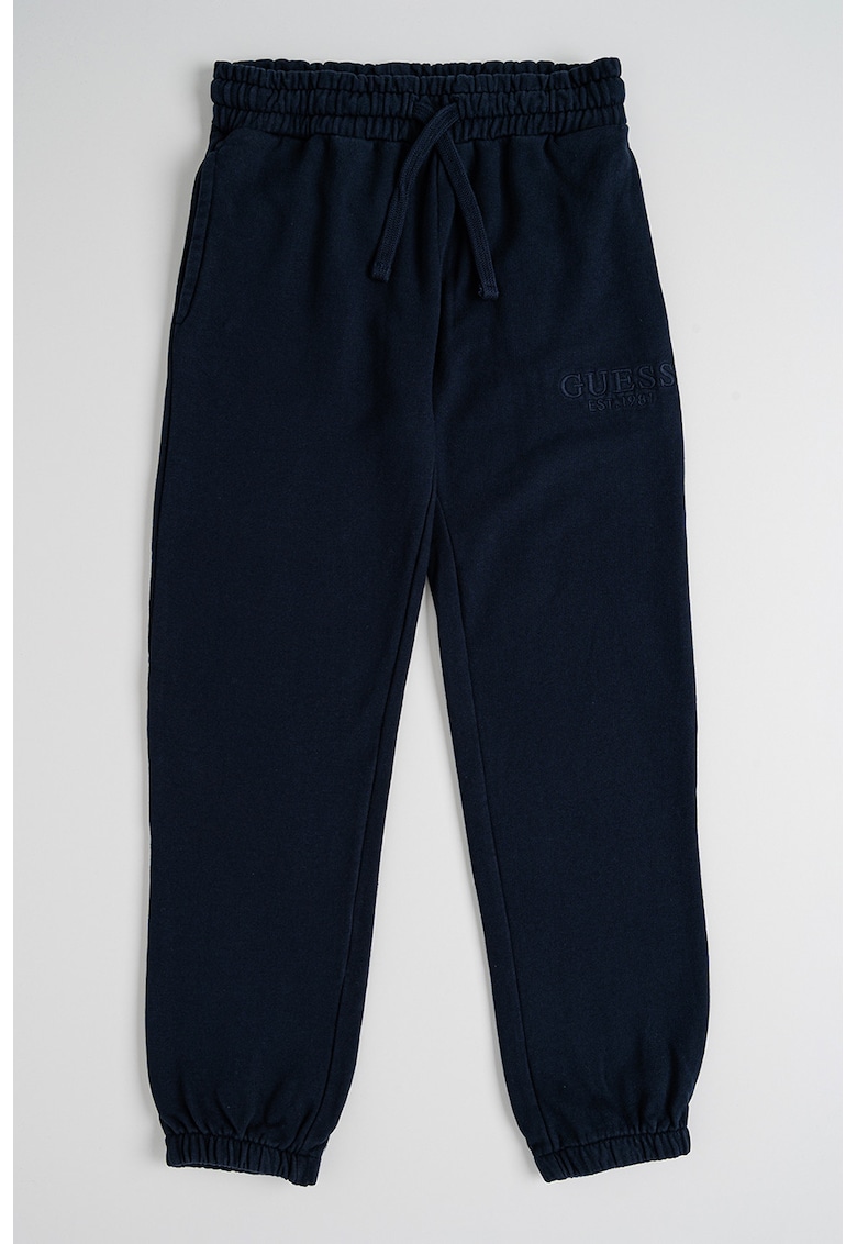 Pantaloni de trening din bumbac cu snur