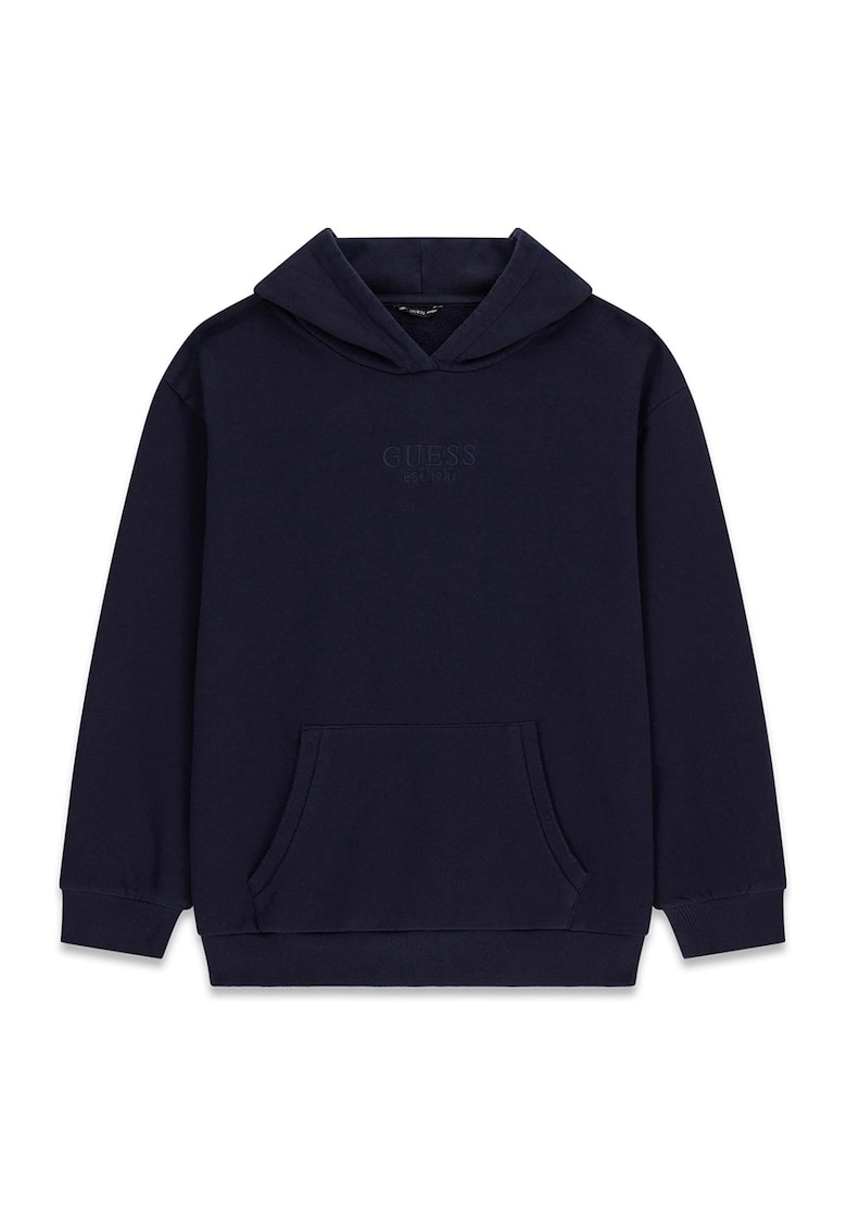 Hanorac supradimensionat cu broderie logo