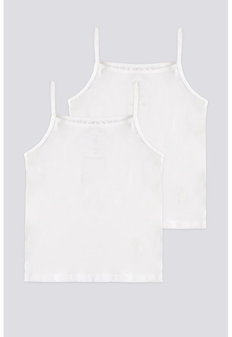 Set de topuri de bumbac - 2 piese Set de topuri de bumbac - 2 piese