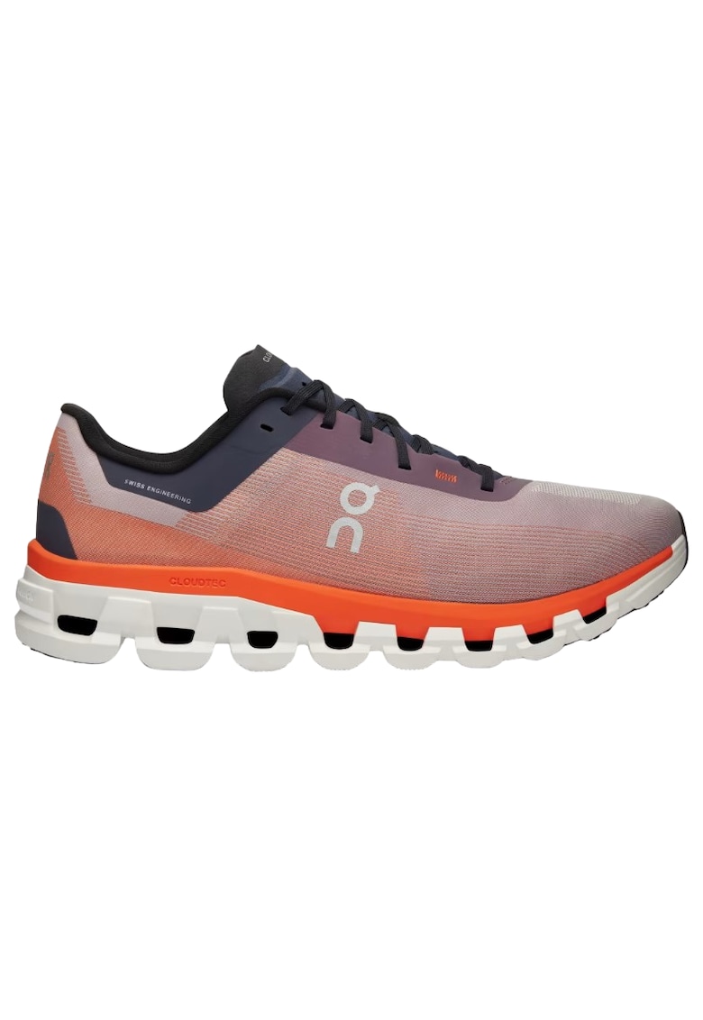 Pantofi alergare barbati Cloudflow 4 FW 2024 Portocaliu/Bleumarin - Portocaliu