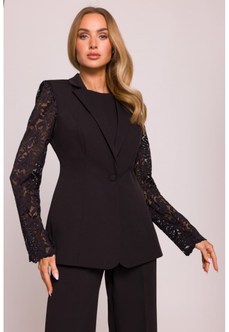 Sacou dama cu maneci din dantela - Sacou dama cu maneci din dantela -