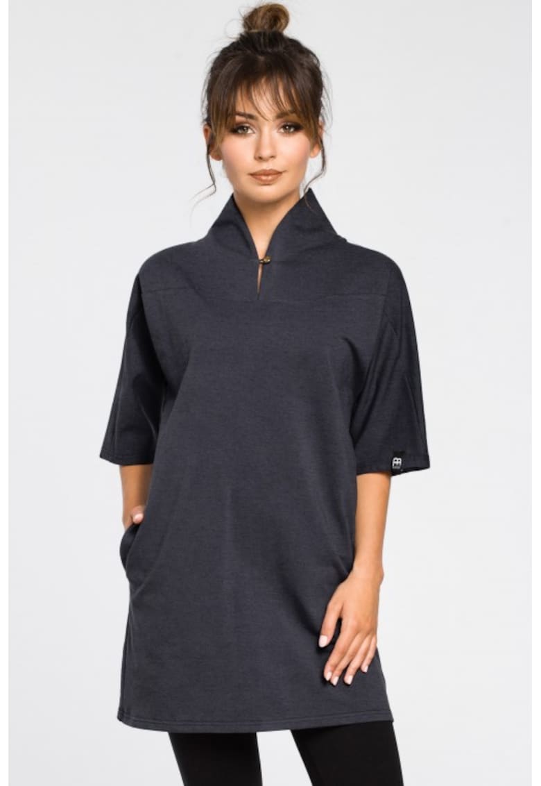 Tunica kimono moderna - Gri inchis