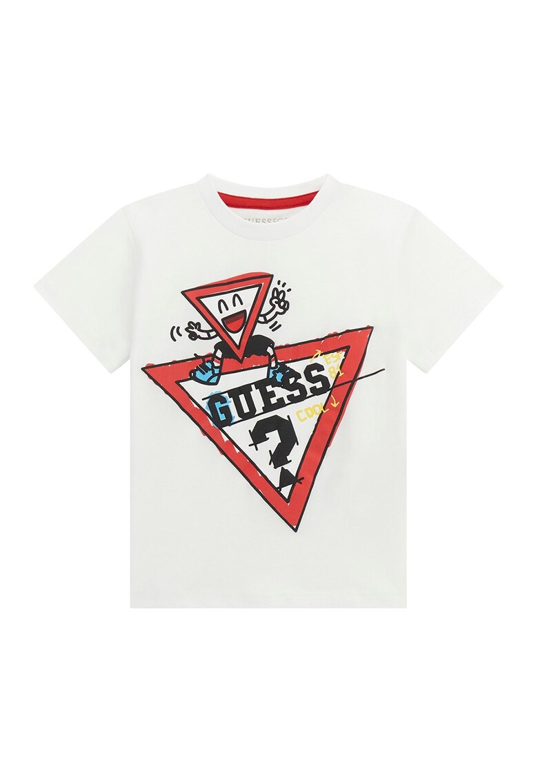 Tricou din bumbac cu imprimeu logo