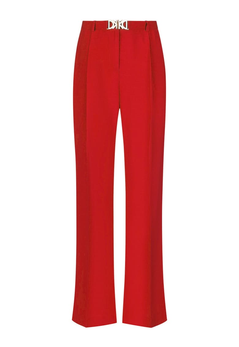 Pantaloni drepti cu pliuri