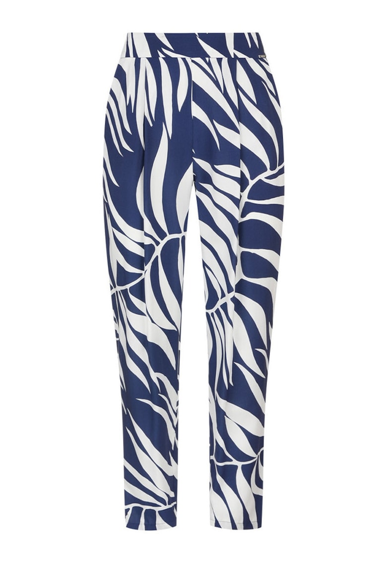 Pantaloni de vara cu imprimeu floral