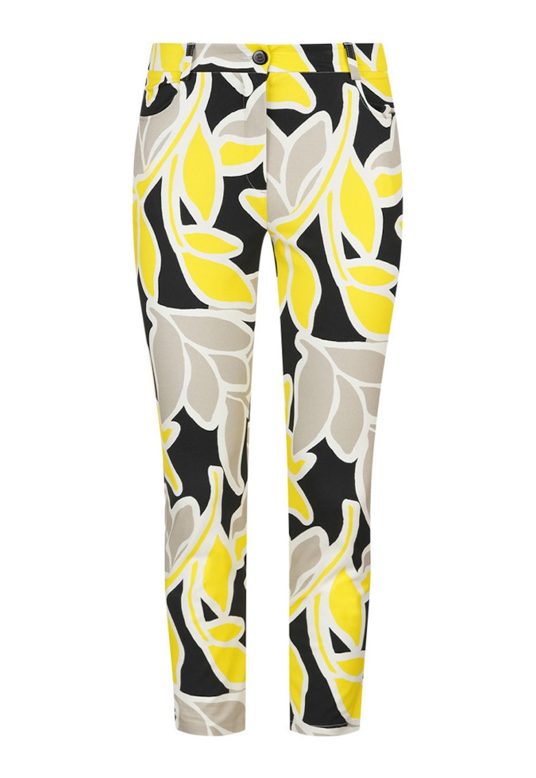 Pantaloni cu imprimeu floral