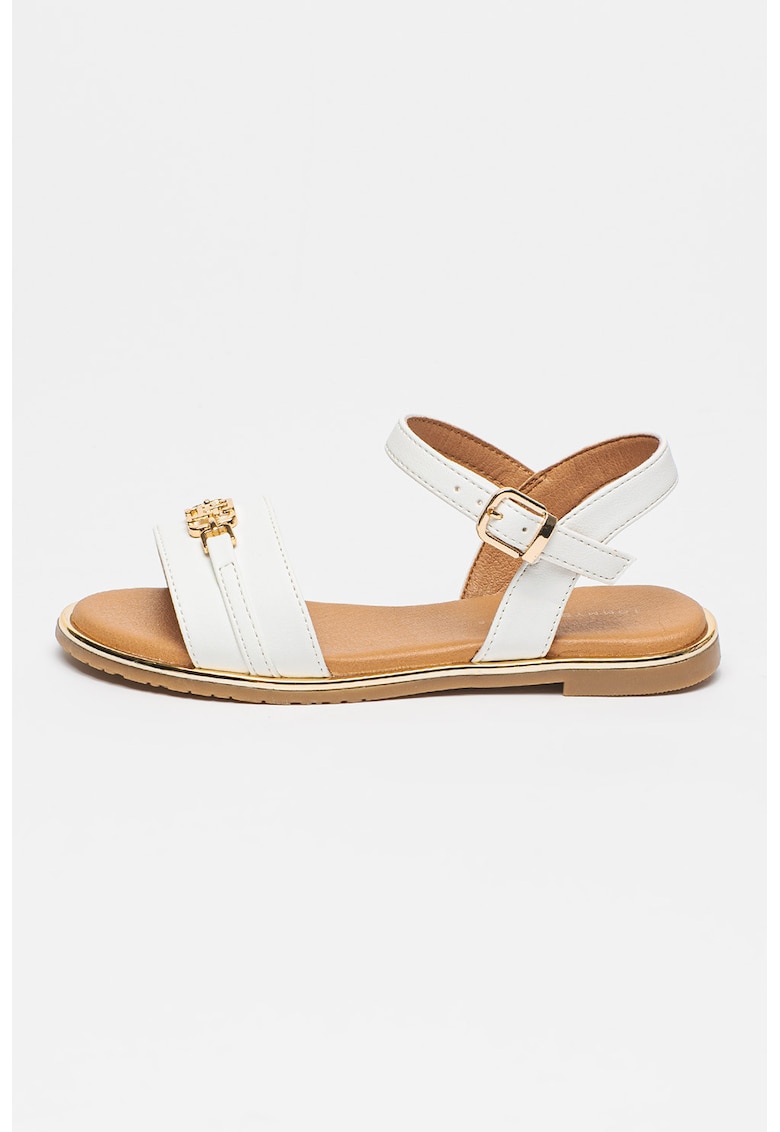 Sandale din piele ecologica cu catarama