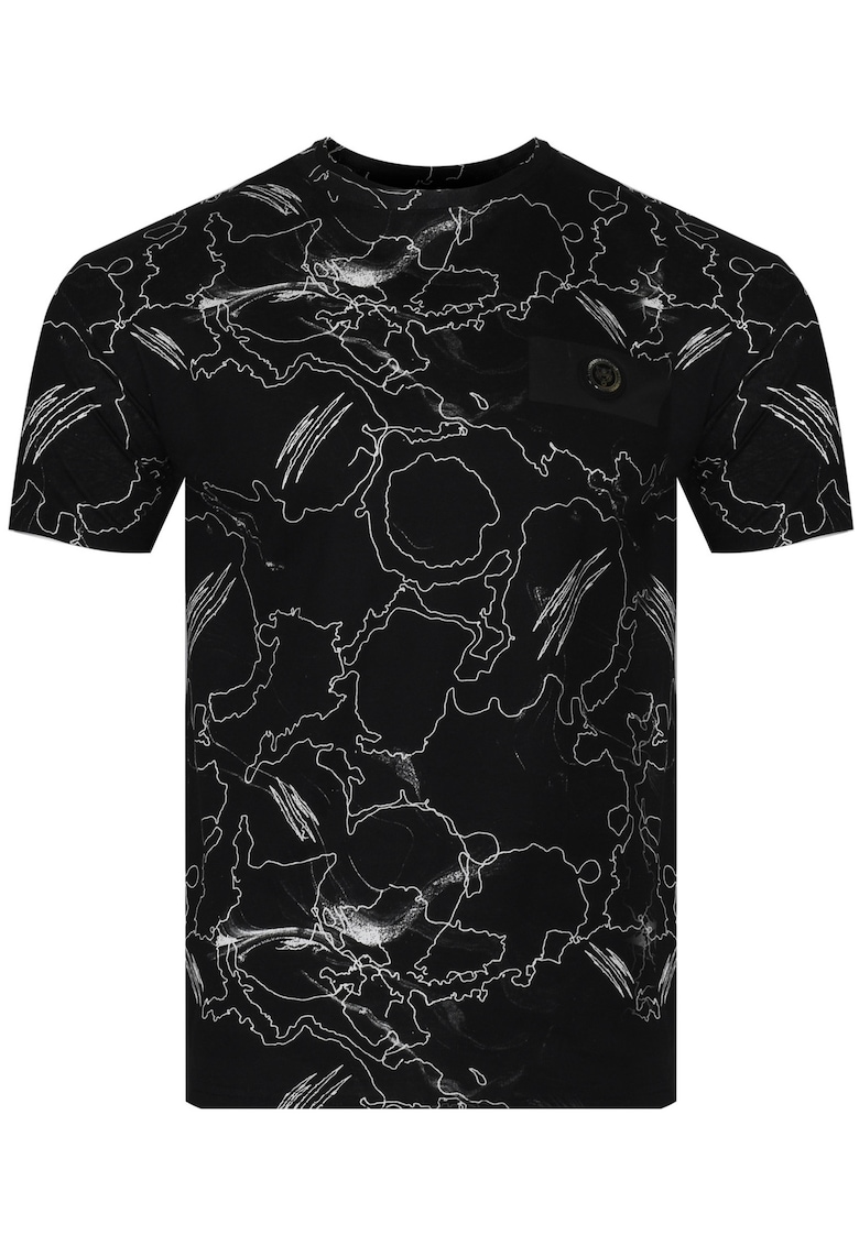 Tricou barbati - PS25MTS06/02 - negru - 100% bumbac