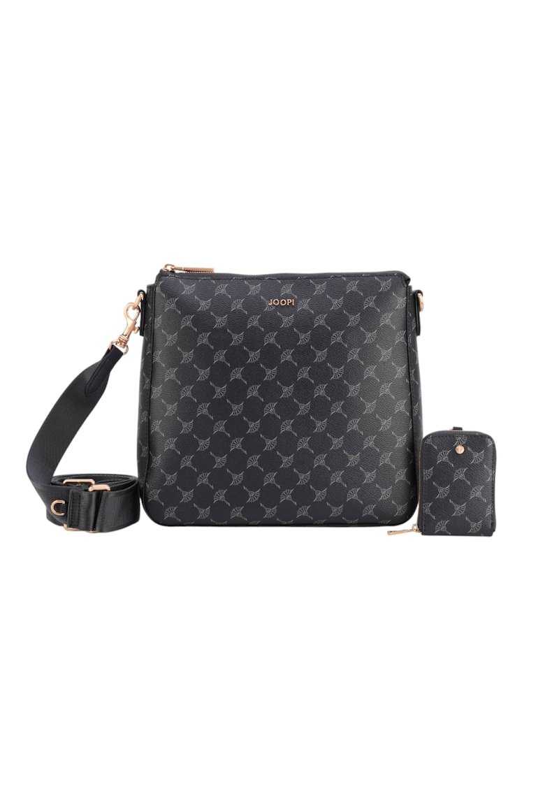 Geanta crossbody Jasmina din piele ecologică cu model logo – Bleumarin Geanta crossbody Jasmina din piele ecologică cu model logo – Bleumarin