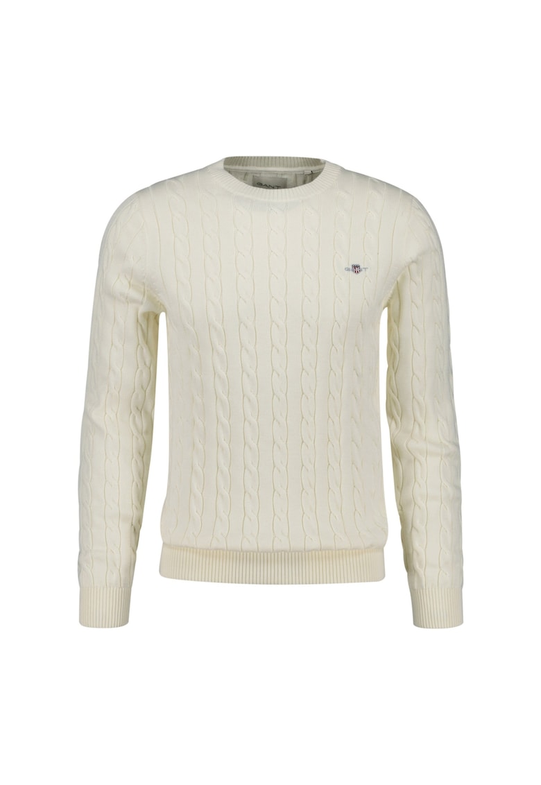 Gant Pulover cu model torsade - Bej